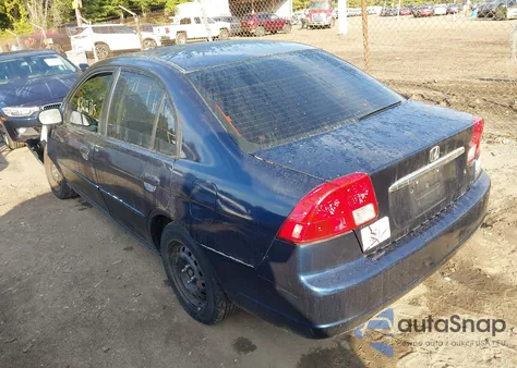 2003 Honda Civic Ex из США, поврежденный, VIN 2HGES26703H558920